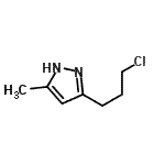 CAS 登录号：57245-86-0， 3-(3-氯丙基)-5-甲基-1H-吡唑