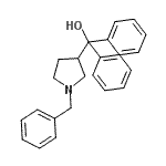 CAS#: 5747-93-3， (1-Benzyl-3-Pyrrolidinyl)(Diphenyl)Methanol
