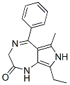 CAS#: 57517-34-7， 8-Ethyl-3,7-Dihydro-6-Methyl-5-Phenylpyrrolo[3,4-e]-1,4-Diazepin-2(1H)-One