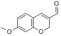 structure of CAS# 57543-39-2, 7-Methoxy-2H-Chromene-3-Carbaldehyde;7-Methoxy-2H-Chromene-3-Carboxaldehyde;2H-1-Benzopyran-3-Carboxaldehyde, 7-Methoxy-;7-Methoxy-2H-1-Benzopyran-3-Carboxaldehyde