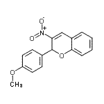 CAS#: 57544-02-2， 2-(4-Methoxyphenyl)-3-Nitro-2H-Chromene