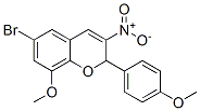 CAS#: 57544-07-7， 6-Bromo-8-Methoxy-2-(4-Methoxyphenyl)-3-Nitro-2H-1-Benzopyran
