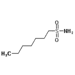 CAS 登录号：57603-96-0， 1-庚烷磺酰胺