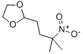 structure of CAS# 57620-56-1, 2-(3-Methyl-3-Nitrobutyl)-1,3-Dioxolane
