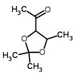 CAS#: 57671-97-3， 1,5-Dideoxy-3,4-O-Isopropylidenepent-2-Ulose