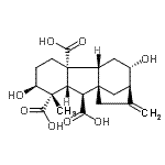CAS#: 57672-81-8， (1alpha,2beta,4Aalpha,4Bbeta,6alpha,10beta)-2,6-Dihydroxy-1-Methyl-8-Methylenegibbane-1,4A,10-Tricarboxylic Acid