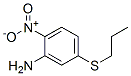 structure of CAS# 57780-75-3, 2-Nitro-5-(Propylthio)Aniline;2-Nitro-5-Propylsulfanyl-Aniline;[2-Nitro-5-(Propylthio)Phenyl]Amine;Zinc04520947