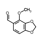 CAS#: 5779-99-7， 4-Methoxy-1,3-Benzodioxole-5-Carbaldehyde