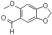 structure of CAS# 5780-00-7, 6-Methoxy-Benzo[1,3]Dioxole-5-Carbaldehyde;6-Methoxy-1,3-Benzodioxole-5-Carboxaldehyde;2-Methoxy-4,5-Methylenedioxybenzaldehyde;6-Methoxy-Benzo[1,3]Dioxole-5-Carbaldehyde