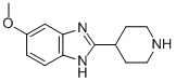 结构式 CAS# 578709-04-3, 5-甲氧基-2-(4-哌啶基)-1H-苯并咪唑