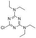 structure of CAS# 580-48-3, 2,4-Di-(N,N'-Diethylamino)-6-Chlorotriazine;(4-Chloro-6-Diethylamino-S-Triazin-2-Yl)-Diethyl-Amine;1,3,5-Triazine-2,4-Diamine, 6-Chloro-N,N,N',N'-Tetraethyl-;2-Chloro-4,6-Bis(Diethylamino)-S-Triazine