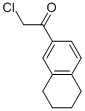 structure of CAS# 5803-67-8, 2-Chloro-1-(5,6,7,8-Tetrahydronaphthalen-2-Yl)Ethanone;2-Chloro-1-Tetralin-6-Yl-Ethanone;2-Chloro-1-(6-Tetralinyl)Ethanone;Zinc04204466