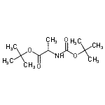 CAS#: 58177-77-8， 2-Methyl-2-Propanyl N-{[(2-Methyl-2-Propanyl)Oxy]Carbonyl}-L-Alaninate