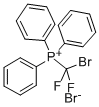 结构式 CAS# 58201-66-4, (溴二氟甲基)三苯基鏻溴化物