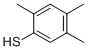 structure of CAS# 58348-14-4, 2,4,5-Trimethylthiophenol;2,4,5-TRIMETHYLTHIOPHENOL