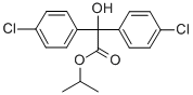 structure of CAS# 5836-10-2, Chloropropylate;Isopropyl 2,2-Bis(4-Chlorophenyl)-2-Hydroxy-Acetate;2,2-Bis(4-Chlorophenyl)-2-Hydroxyacetic Acid Isopropyl Ester;2,2-Bis(4-Chlorophenyl)-2-Hydroxy-Acetic Acid Isopropyl Ester
