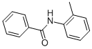 structure of CAS# 584-70-3, N-(2-Methylphenyl)benzamide;2'-Methylbenzanilide;Ai3-00580