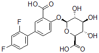 CAS#: 58446-29-0， Diflunisal Glucuronide Ether