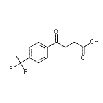 structure of CAS# 58457-56-0, 4-Oxo-4-[4-(Trifluoromethyl)Phenyl]Butanoic Acid;4-Oxo-4-(4-trifluoromethylphenyl)butyric acid