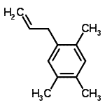 结构式 CAS# 58474-27-4, 1-烯丙基-2,4,5-三甲基-苯