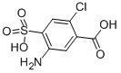 CAS#: 5855-78-7， 5-Amino-2-chloro-4-sulfobenzoic acid