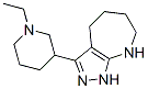 CAS#: 585520-39-4， 3-(1-Ethyl-3-Piperidinyl)-1,4,5,6,7,8-Hexahydro-Pyrazolo[3,4-b]Azepine