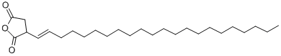 structure of CAS# 58598-42-8, n-Docosenylsuccinic Anhydride;3-[(E)-Docos-10-Enyl]Tetrahydrofuran-2,5-Dione;3-[(E)-Docos-10-Enyl]Tetrahydrofuran-2,5-Quinone;3-Docosenylsuccinic Anhydride