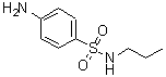 结构式 CAS# 58687-83-5, 4-氨基-N-丙基苯磺酰胺