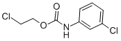 structure of CAS# 587-56-4, 2-Chloroethyl N-(3-Chlorophenyl)Carbamate;N-(3-Chlorophenyl)Carbamic Acid 2-Chloroethyl Ester;Carbanilic Acid, M-Chloro-, 2-Chloroethyl Ester (8Ci);Carbamic Acid, (3-Chlorophenyl)-, 2-Chloroethyl Ester (9Ci)