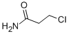 structure of CAS# 5875-24-1, 3-Chloropropionamide;3-Chloropropanamide;3-Chloropropiolamide;3-Chloropropionamide