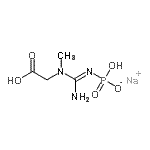 CAS#: 58823-91-9， Sodium N-[N'-(hydroxyphosphinato)carbamimidoyl]-N-methylglycine