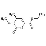 CAS 登录号：588689-97-8， 乙基(3R,4S)-3-乙基-4-甲基-2-氧代-3,4-二氢-2H-吡喃-6-羧酸酯