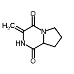 CAS#: 58885-84-0， 3-Methylenehexahydropyrrolo[1,2-a]Pyrazine-1,4-Dione
