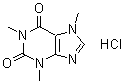 CAS#: 5892-18-2， 3,7-Dihydro-1,3,7-Trimethyl-1H-Purine-2,6-Dione Monohydrochloride