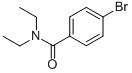结构式 CAS# 5892-99-9, 4-溴-N,N-二乙基苯甲酰胺