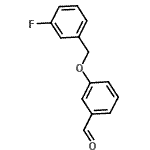结构式 CAS# 590353-54-1, 3-[(3-氟苄基)氧基]苯甲醛