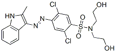 CAS#: 59057-74-8， 2,5-Dichloro-N,N-Bis(2-Hydroxyethyl)-4-[(2-Methyl-1H-Indol-3-Yl)Azo]Benzenesulphonamide