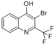 结构式 CAS# 59108-47-3, 3-溴-4-羟基-2-(三氟甲基)喹啉