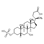 CAS#: 59132-32-0， (3alpha,5beta,7alpha)-7-Hydroxy-3-(Sulfooxy)Cholan-24-Oic Acid