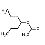 structure of CAS# 5921-84-6, 4-Heptanyl Acetate