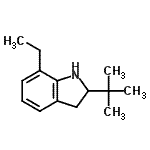 CAS 登录号：592465-75-3， 7-乙基-2-(2-甲基-2-丙基)吲哚啉