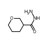 结构式 CAS# 59293-33-3, 四氢-2H-吡喃-3-甲酰肼