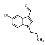 CAS#: 593236-04-5， 5-Bromo-1-Propyl-1H-Indole-3-Carbaldehyde