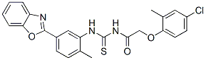 CAS#: 593238-39-2， N-[[[5-(2-Benzoxazolyl)-2-Methylphenyl]Amino]Thioxomethyl]-2-(4-Chloro-2-Methylphenoxy)-Acetamide