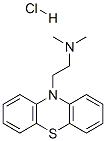 结构式 CAS# 5934-20-3, N,N-二甲基-10H-吩噻嗪-10-乙胺单盐酸盐