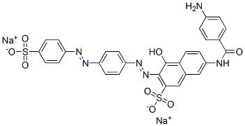 CAS#: 5938-85-2， Disodium 7-[(4-Aminobenzoyl)Amino]-4-Hydroxy-3-[[4-[(4-Sulphonatophenyl)Azo]Phenyl]Azo]Naphthalene-2-Sulphonate