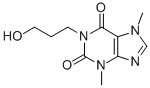 structure of CAS# 59413-14-8, 1-(3-Hydroxypropyl)-3,7-Dimethyl-1H-Purine-2,6(3H,7H)-Dione;1-(3-Hydroxypropyl)-3,7-Dimethyl-Purine-2,6-Dione;1-(3-Hydroxypropyl)-3,7-Dimethyl-Xanthine;1-(3-Hydroxypropyl)-3,7-Dimethylxanthine