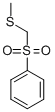 structure of CAS# 59431-14-0, Methylthiomethyl Phenyl Sulfone;METHYLTHIOMETHYL PHENYL SULFONE