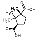 CAS#: 595-32-4， (1R,3R)-1,2,2-Trimethyl-1,3-Cyclopentanedicarboxylic Acid