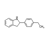 CAS 登录号：595548-92-8， 2-(4-乙基苯基)吲哚啉